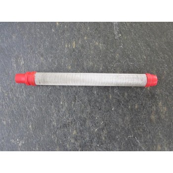 Pistoolfilter rood RVS